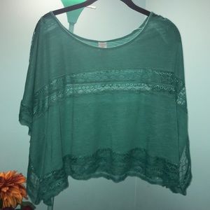 Free people Lace crop (sm)